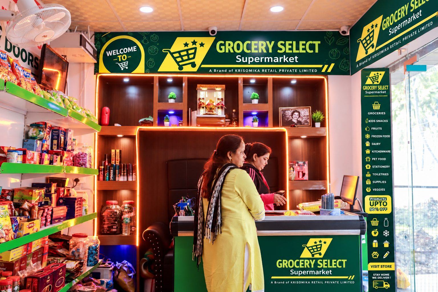 Billing counter